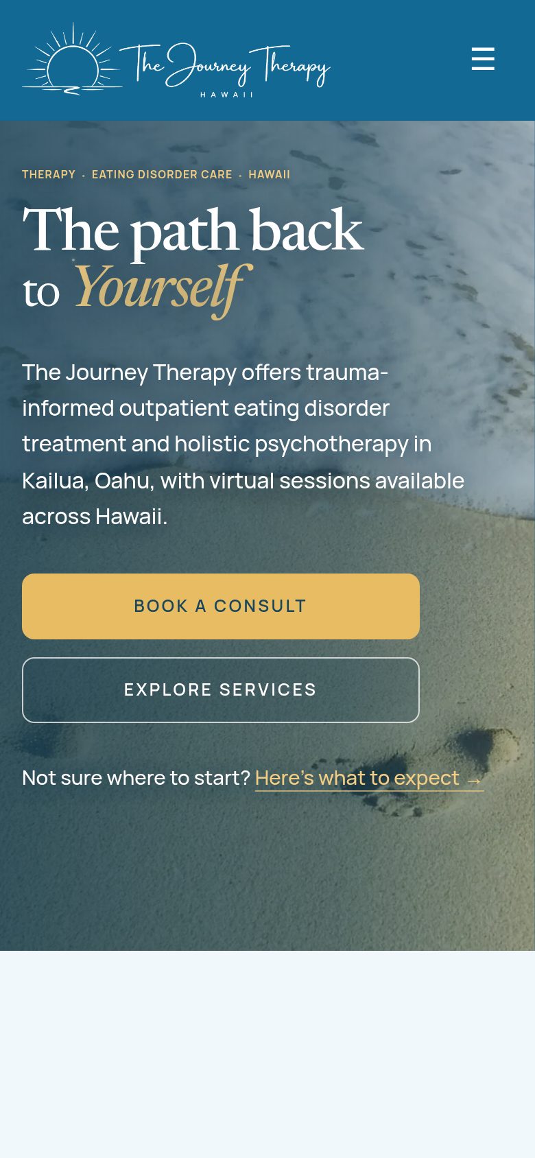 Calm and readable on a phone